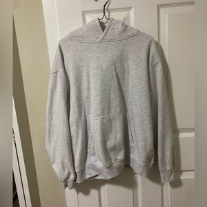 Zara heather grey large hoodie